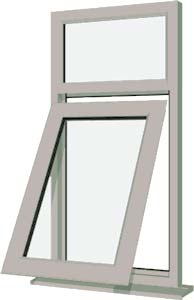 Agate Grey UPVC Window Style 7
