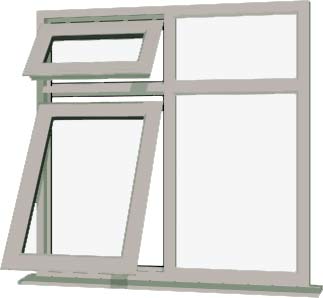 Agate Grey UPVC Window Style 71