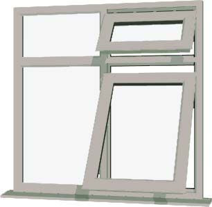 Agate Grey UPVC Window Style 72