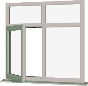 Agate Grey UPVC Window Style 74