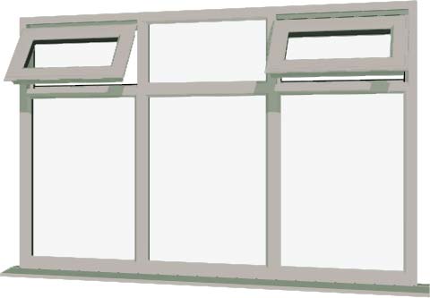 Agate Grey UPVC Window Style 82