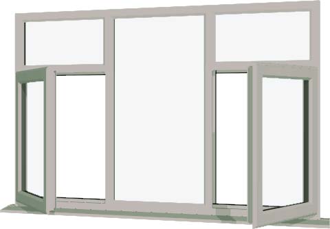 Agate Grey UPVC Window Style 87