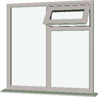 Agate Grey UPVC Window Style 89