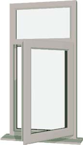 Agate Grey UPVC Window Style 9