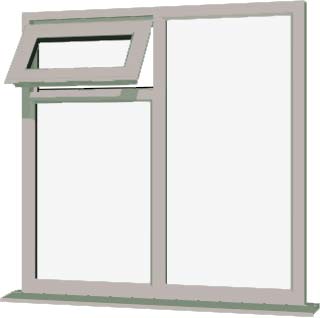 Agate Grey UPVC Window Style 90
