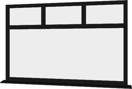 Black UPVC Window Style 73