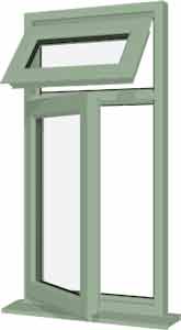 Chartwell Green UPVC Window Style 11