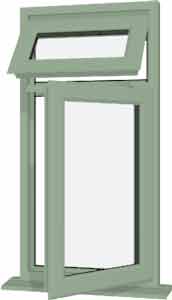 Chartwell Green UPVC Window Style 12