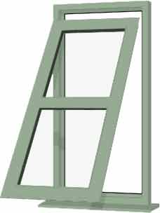 Chartwell Green UPVC Window Style 132