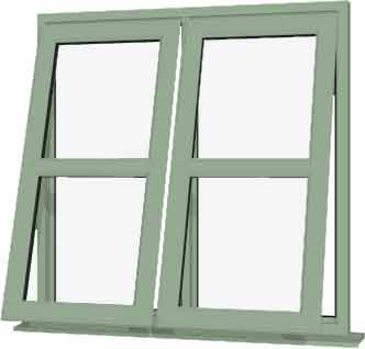 Chartwell Green UPVC Window Style 133