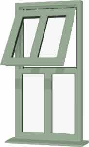 Chartwell Green UPVC Window Style 146