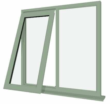 Chartwell Green UPVC Window Style 16