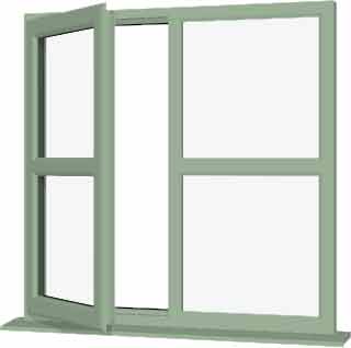 Chartwell Green UPVC Window Style 165
