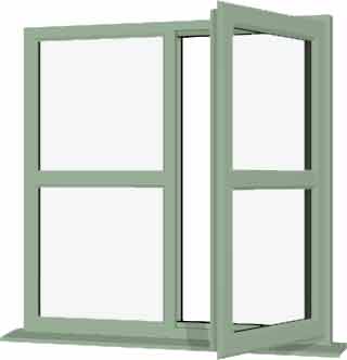 Chartwell Green UPVC Window Style 166