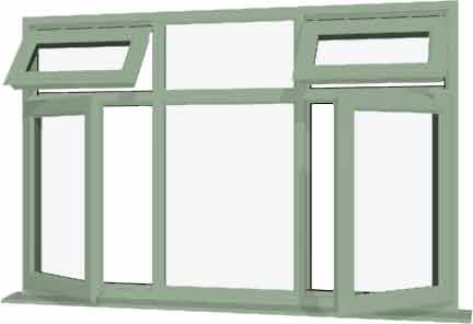 Chartwell Green UPVC Window Style 31
