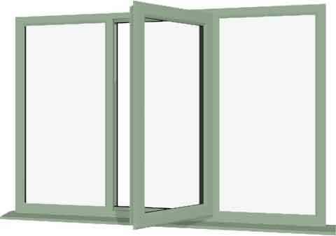 Chartwell Green UPVC Window Style 34