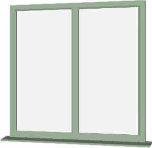 Chartwell Green UPVC Window Style 35