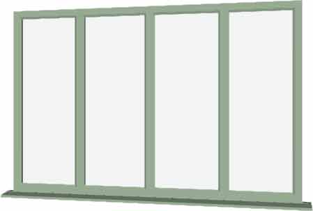 Chartwell Green UPVC Window Style 38