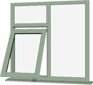 Chartwell Green UPVC Window Style 41