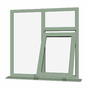 Chartwell Green UPVC Window Style 42