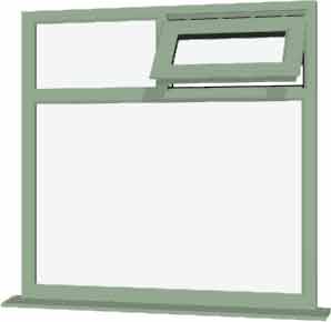 Chartwell Green UPVC Window Style 45