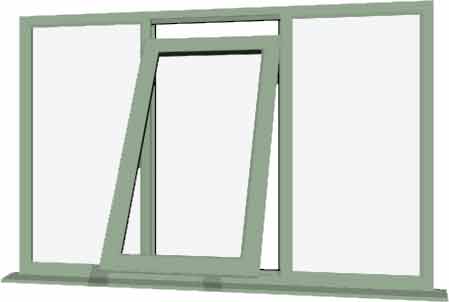 Chartwell Green UPVC Window Style 46