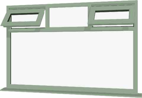 Chartwell Green UPVC Window Style 51