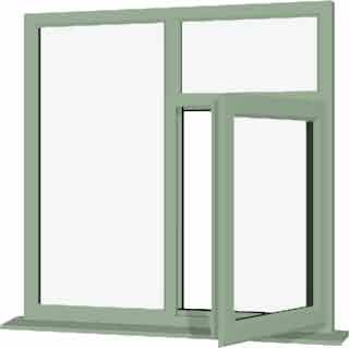 Chartwell Green UPVC Window Style 59