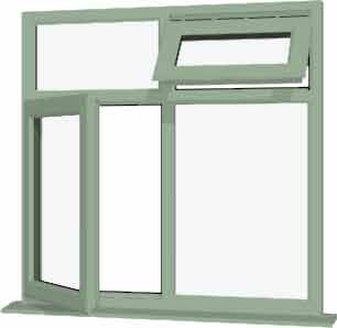 Chartwell Green UPVC Window Style 67