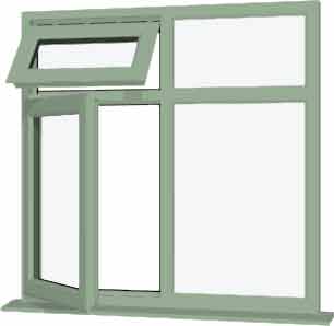 Chartwell Green UPVC Window Style 69