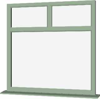 Chartwell Green UPVC Window Style 77