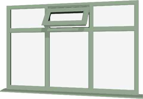 Chartwell Green UPVC Window Style 78