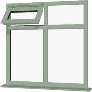 Chartwell Green UPVC Window Style 80