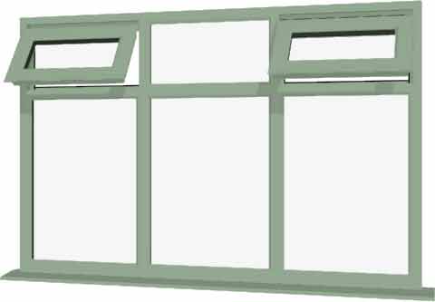 Chartwell Green UPVC Window Style 82