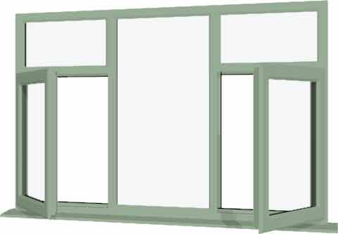 Chartwell Green UPVC Window Style 87