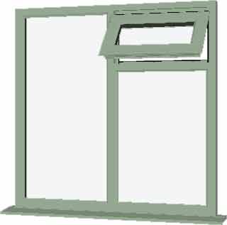 Chartwell Green UPVC Window Style 89
