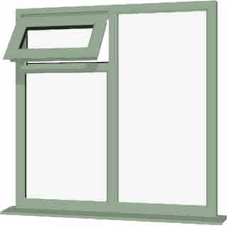 Chartwell Green UPVC Window Style 90