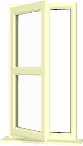 Cream UPVC Window Style 177