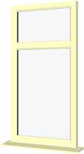 Cream UPVC Window Style 2
