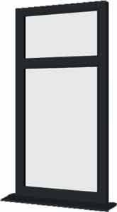 Grey UPVC Window Style 2