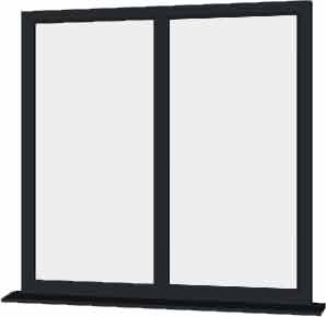 Grey UPVC Window Style 35