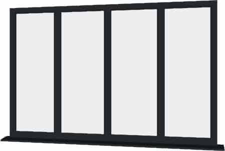 Grey UPVC Window Style 38