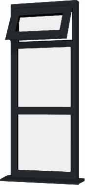 Grey UPVC Window Style 88