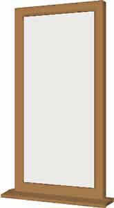Irish Oak UPVC Window Style 1