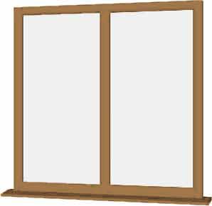 Irish Oak UPVC Window Style 35