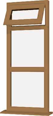 Irish Oak UPVC Window Style 88