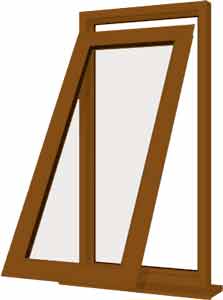 Oak UPVC Window Style 3