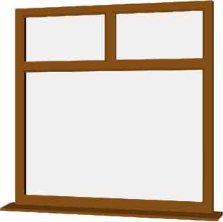 Oak UPVC Window Style 77