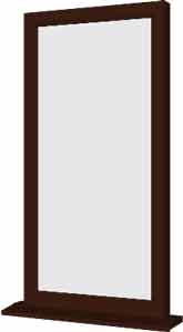Rosewood UPVC Window Style 1