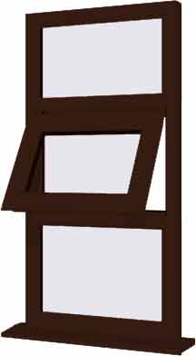 Rosewood UPVC Window Style 15
